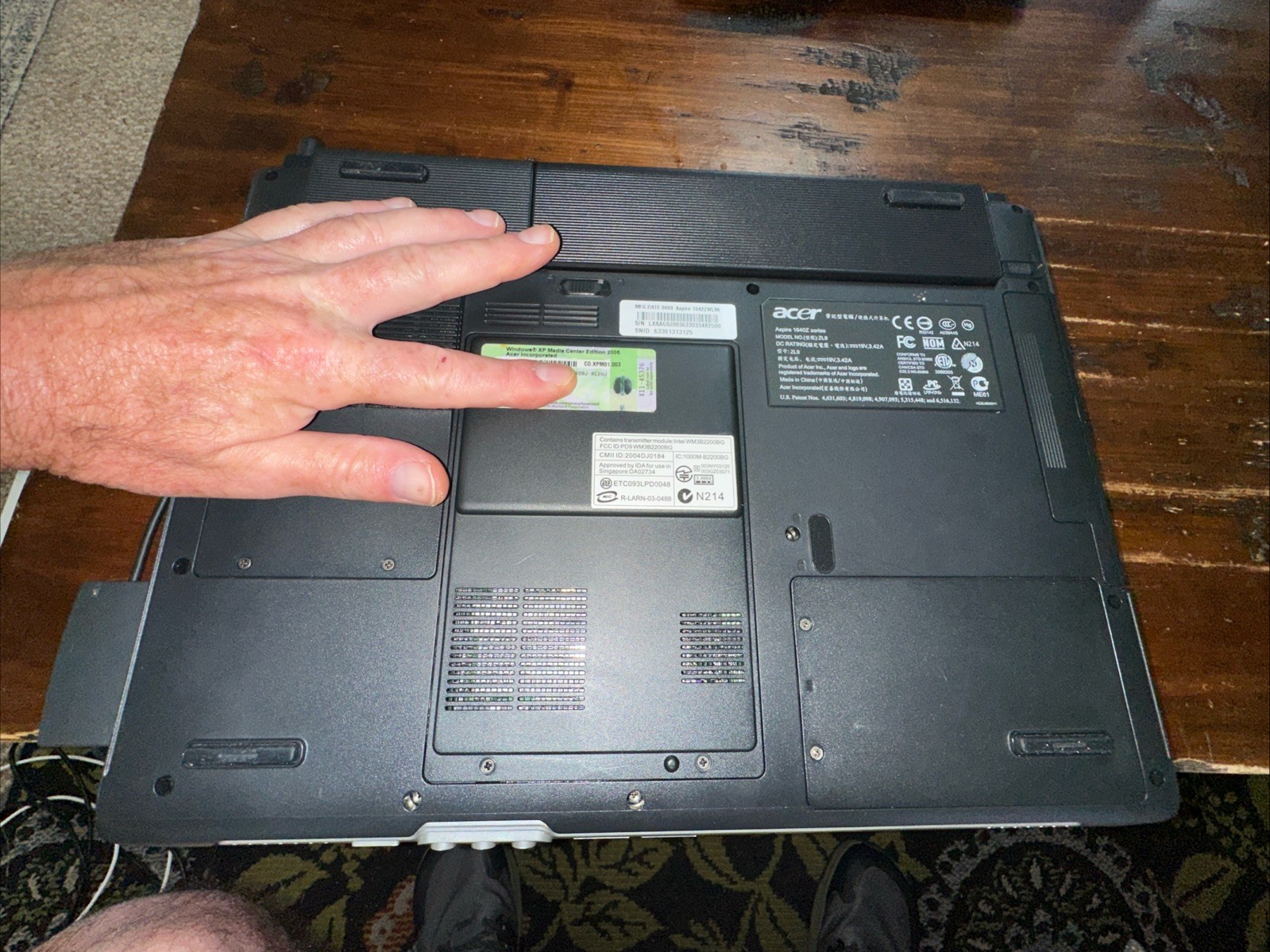 Acer Aspire 1640Z Intel Pentium M Centrino – 1GB RAM – Win XP Works