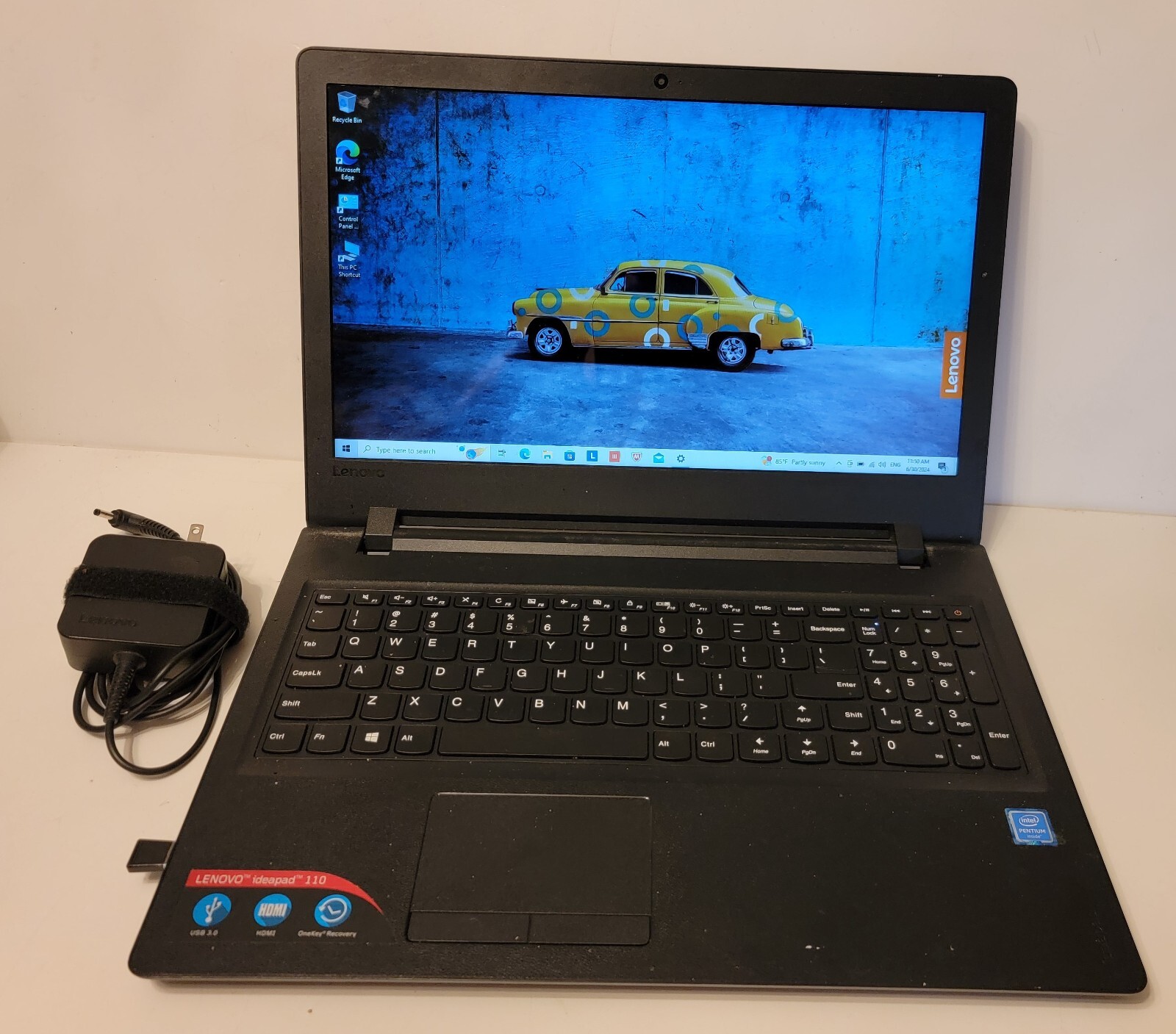 Lenovo Ideapad 110-151SK 15.6” laptop Intel® Pentium® 4405U 4GB RAM 450GB HDD