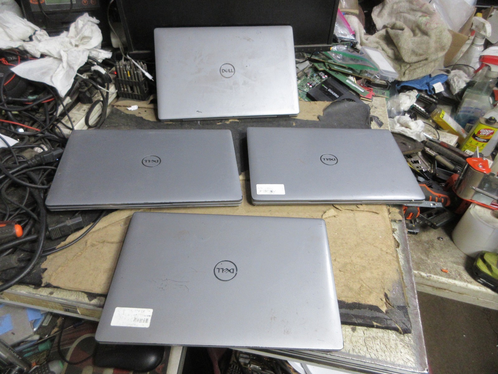 LOT OF 4 Dell Latitude 5410 14” i5-10310U 1.7GHZ PARTS / REBUILD