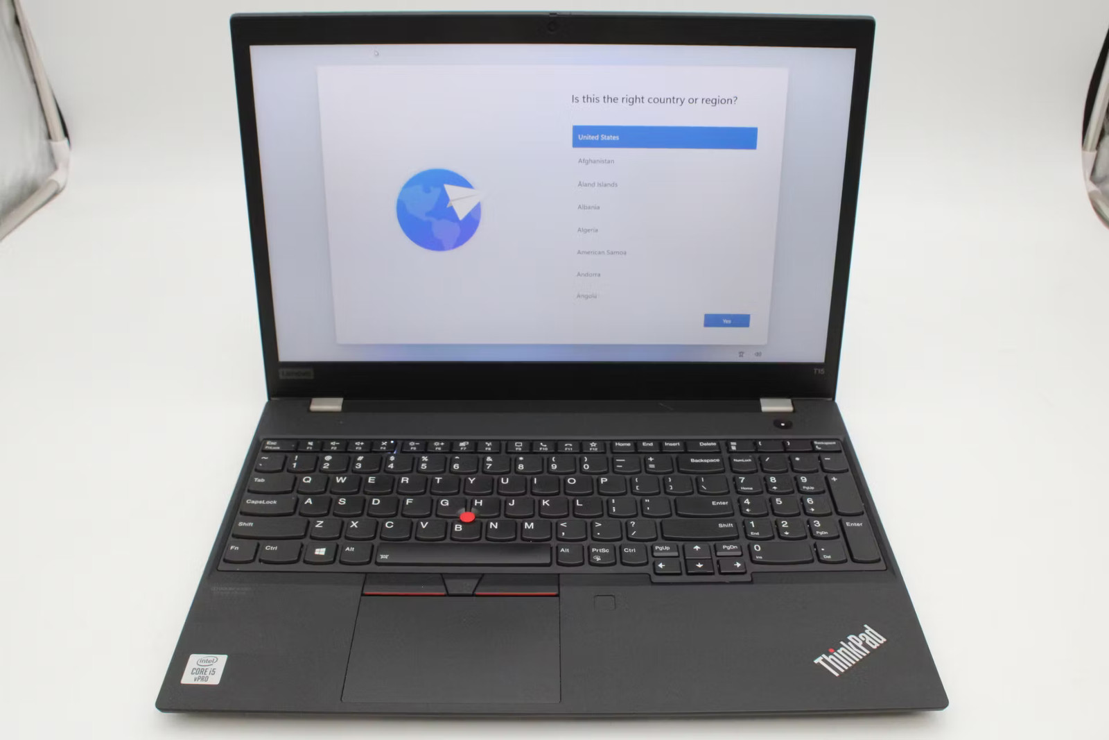 Lenovo ThinkPad T15 Gen 1 Used 15.5″ i5-10310U, 256GB NVMe, 8GB RAM