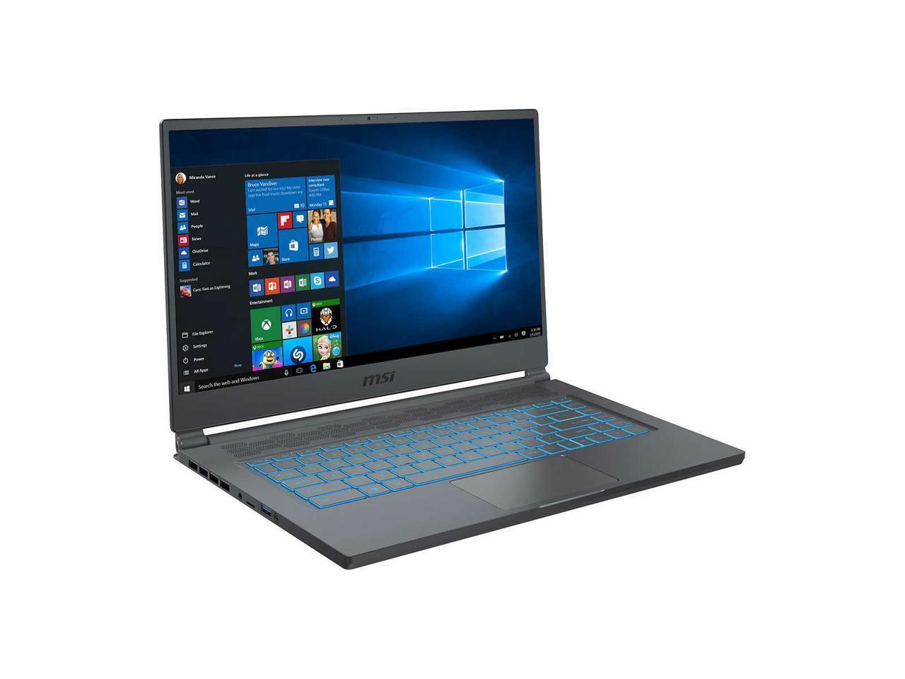 NEW MSI Stealth 15M Laptop A11SEK-010 RTX 2060 Max-Q i7 Notebook 32GB RAM 1TB SD