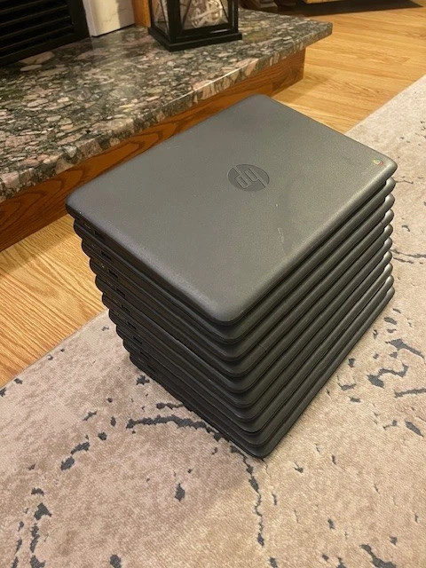 *LOT OF 10* HP Chromebook 11 G6 EE – 16GB SSD, 4GB RAM – Model 3NU57UT