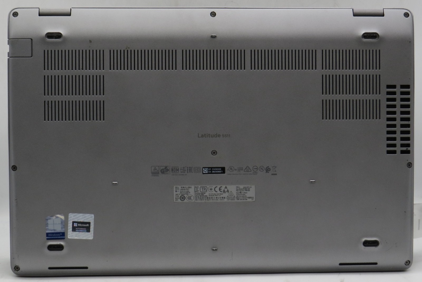 Dell Latitude 5511 i7-10850H 16GB DDR4 256GB M.2 Win11 Pro w/AC