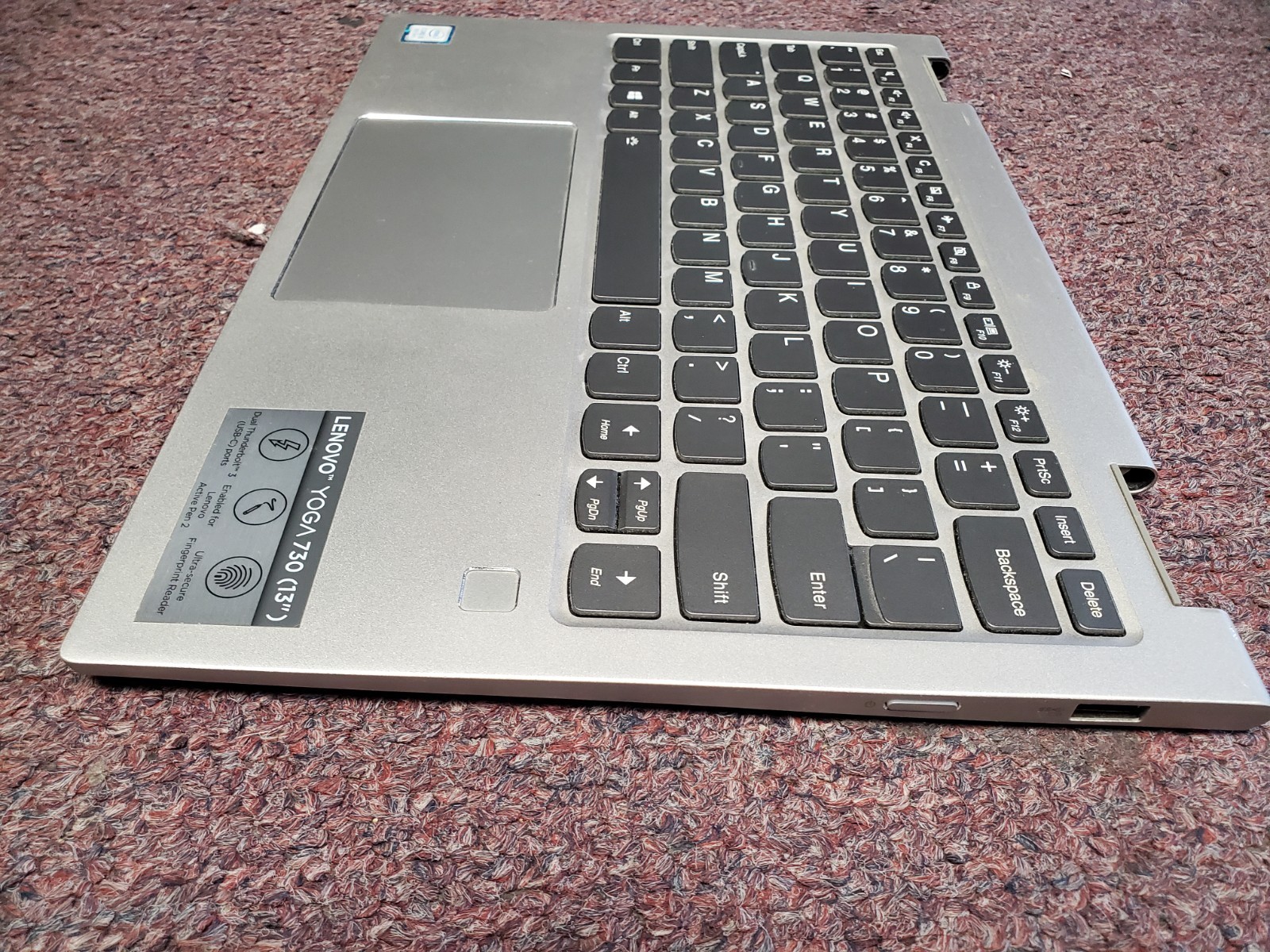 Lenovo Yoga 730-13IKB Parts Bundle i5-8250U Motherboard Battery Palmrest Tested