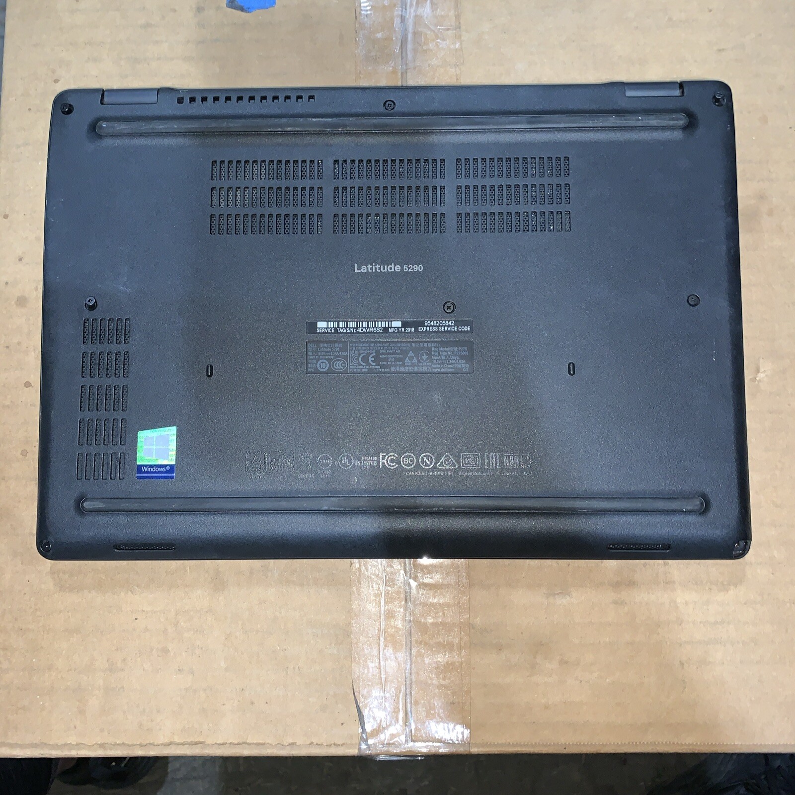 DELL LATITUDE 5290 INTEL CORE i5-8250U 1.60GHZ 8GB RAM