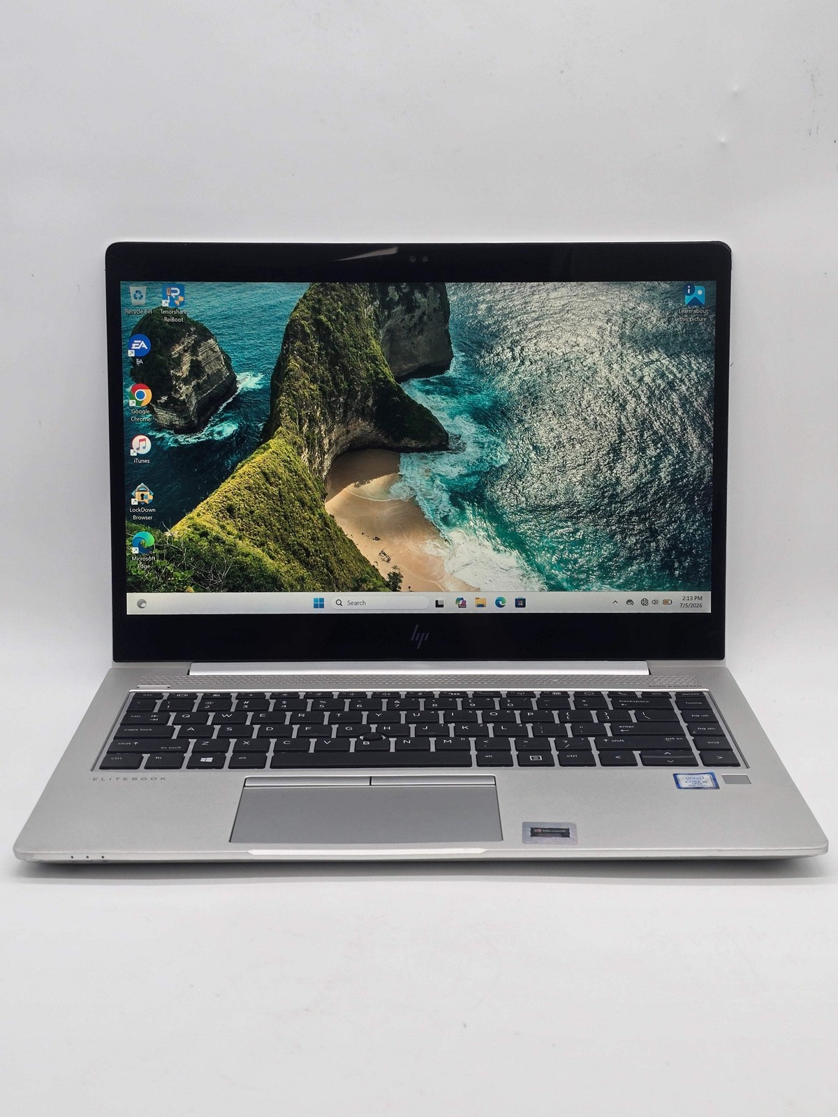 HP EliteBook 840 G5 14″ Laptop i5-8350U 16GB RAM 256GB SSD Cracked Screen Tested