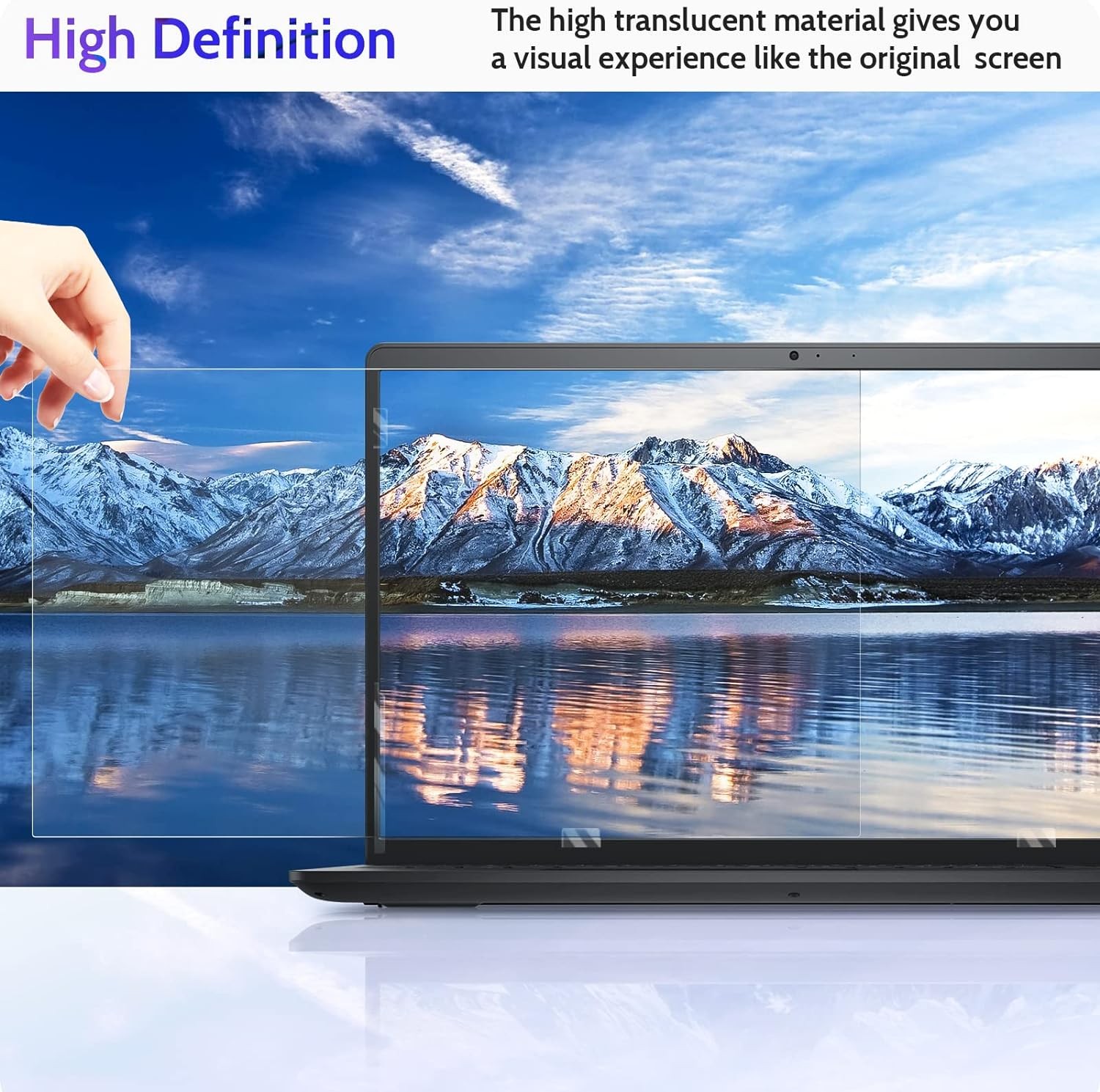 14 Inch Laptop Privacy Screen for 16:9 Computer Monitor, Anti Glare Filter Prote