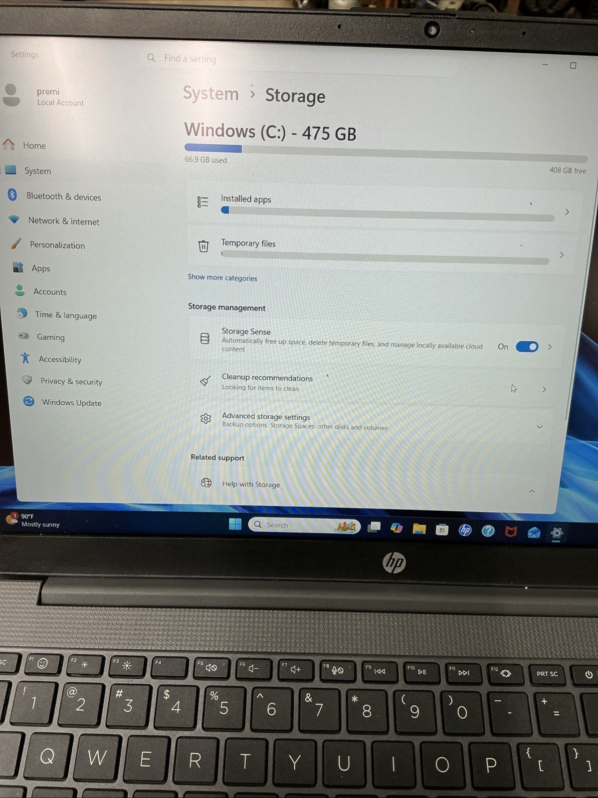 HP 15-fc0204nr 15.6″ Touchscreen Notebook Ryzen 7 5825U – 16GB 512GB Win 11 Home