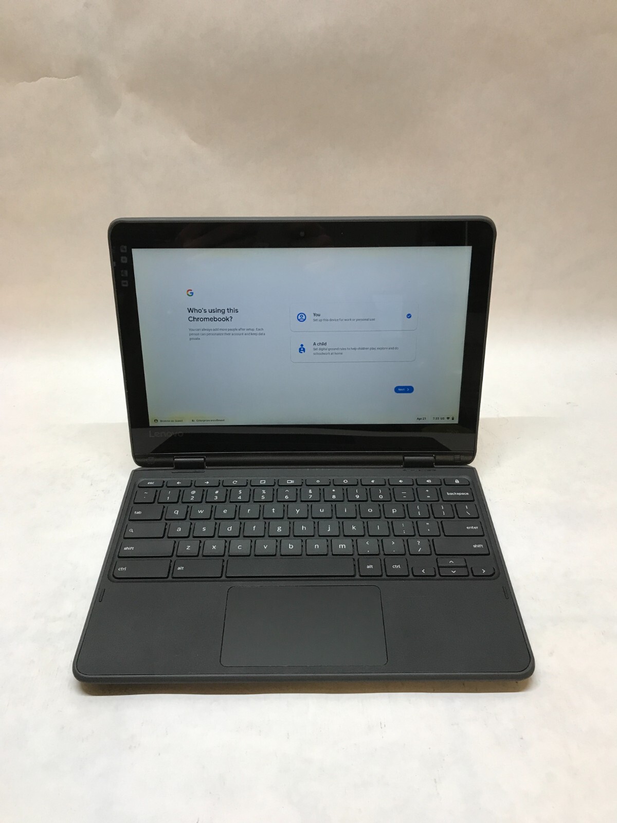 Lenovo Chromebook 300e 11″ Intel Celeron 4GB RAM 32GB eMMC Please READ DESC – DW