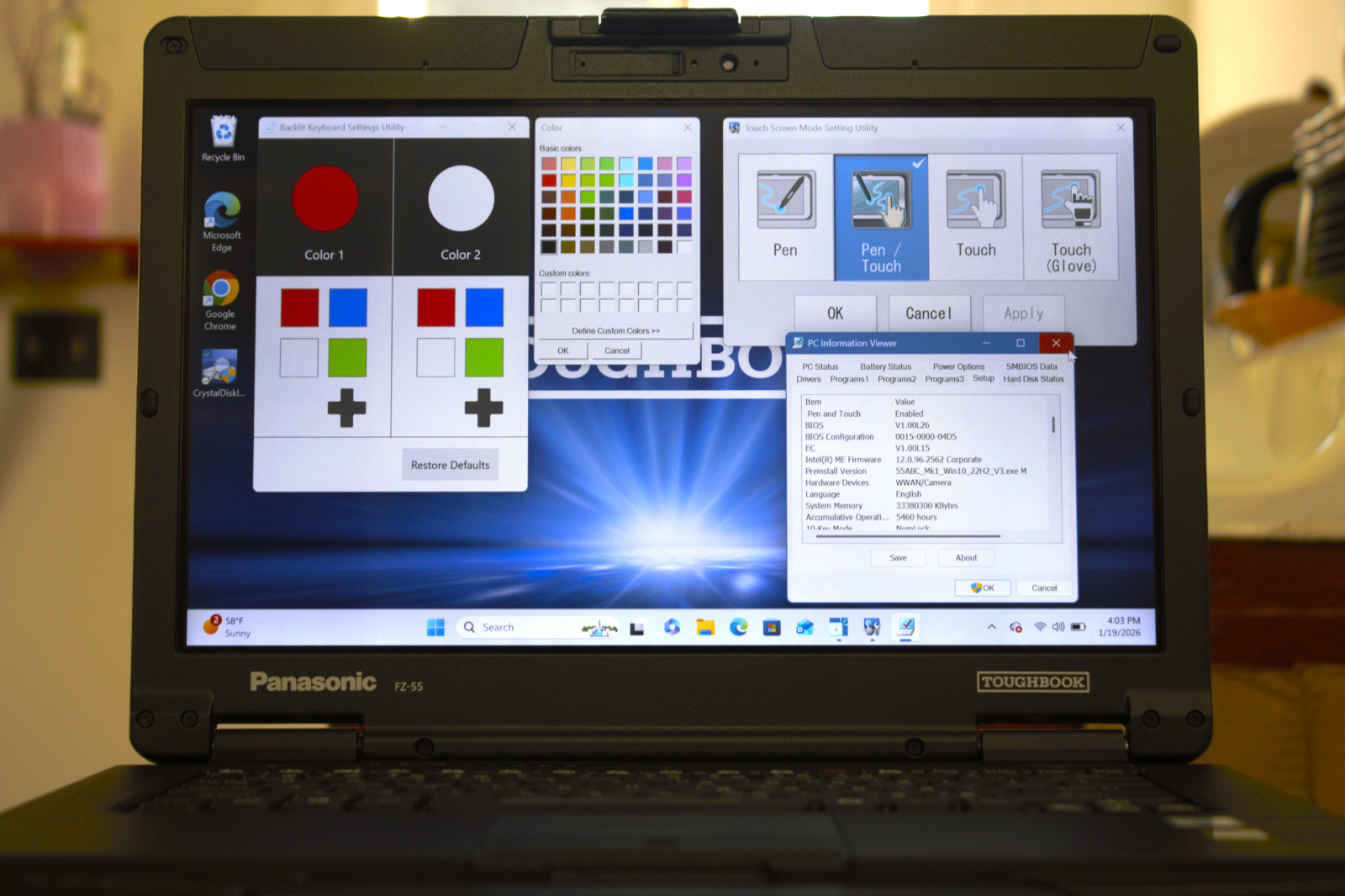 Panasonic Toughbook FZ-55 i7-8665U NEW 1TB SSD 32GB RAM Touch 4G GPS 2x Battery