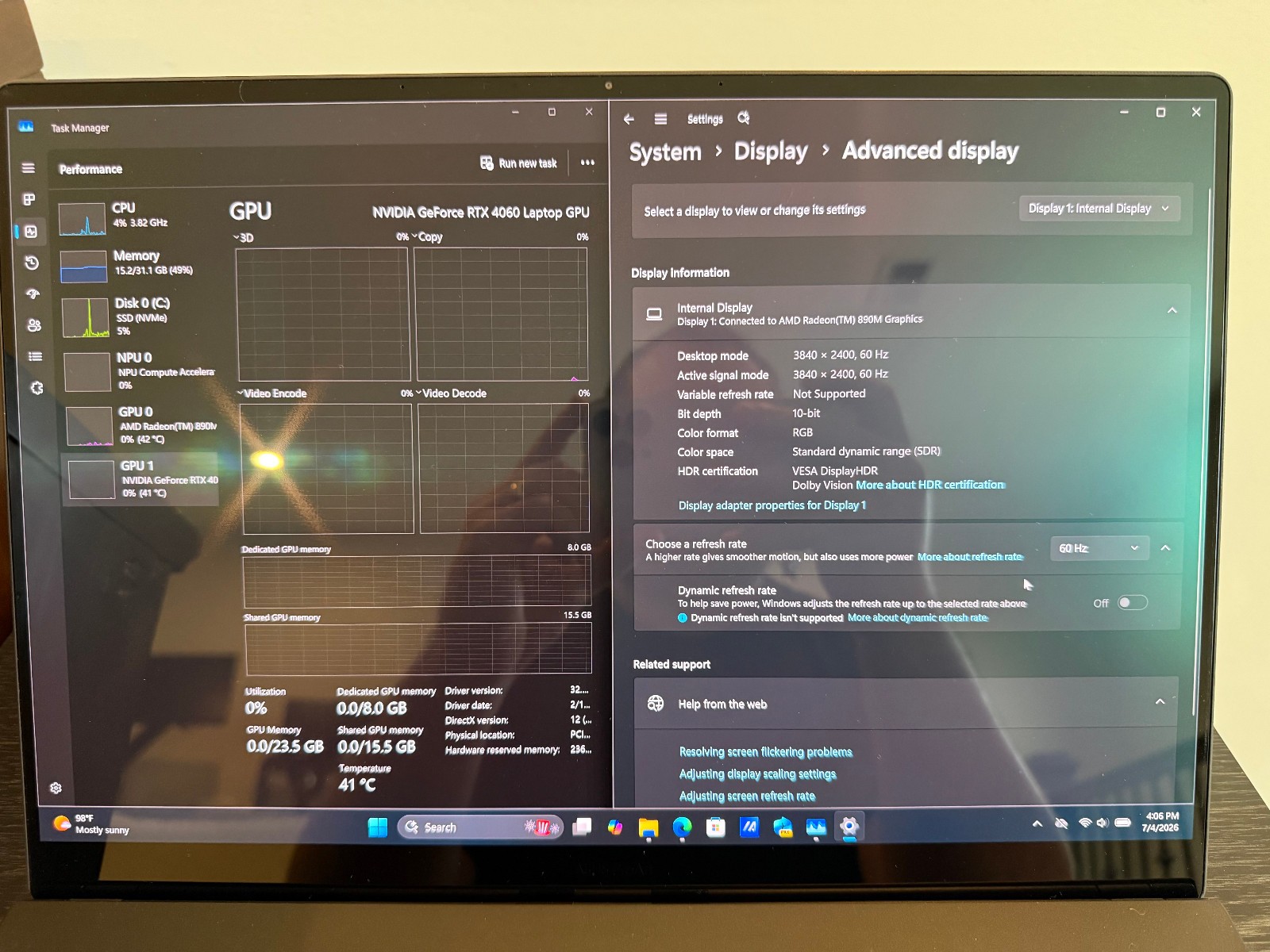 ASUS ProArt P16 Ryzen AI 9 HX 370 32GB RAM 1TB SSD RTX 4060 4K OLED Touch #10