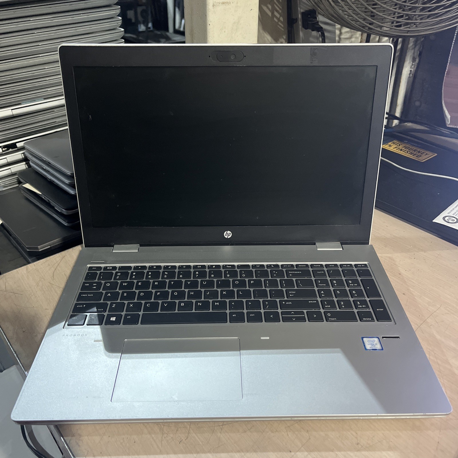 HP PROBOOK 650 G4 INTEL CORE I7-8650U 1.90GHZ 16GB RAM NO HD “