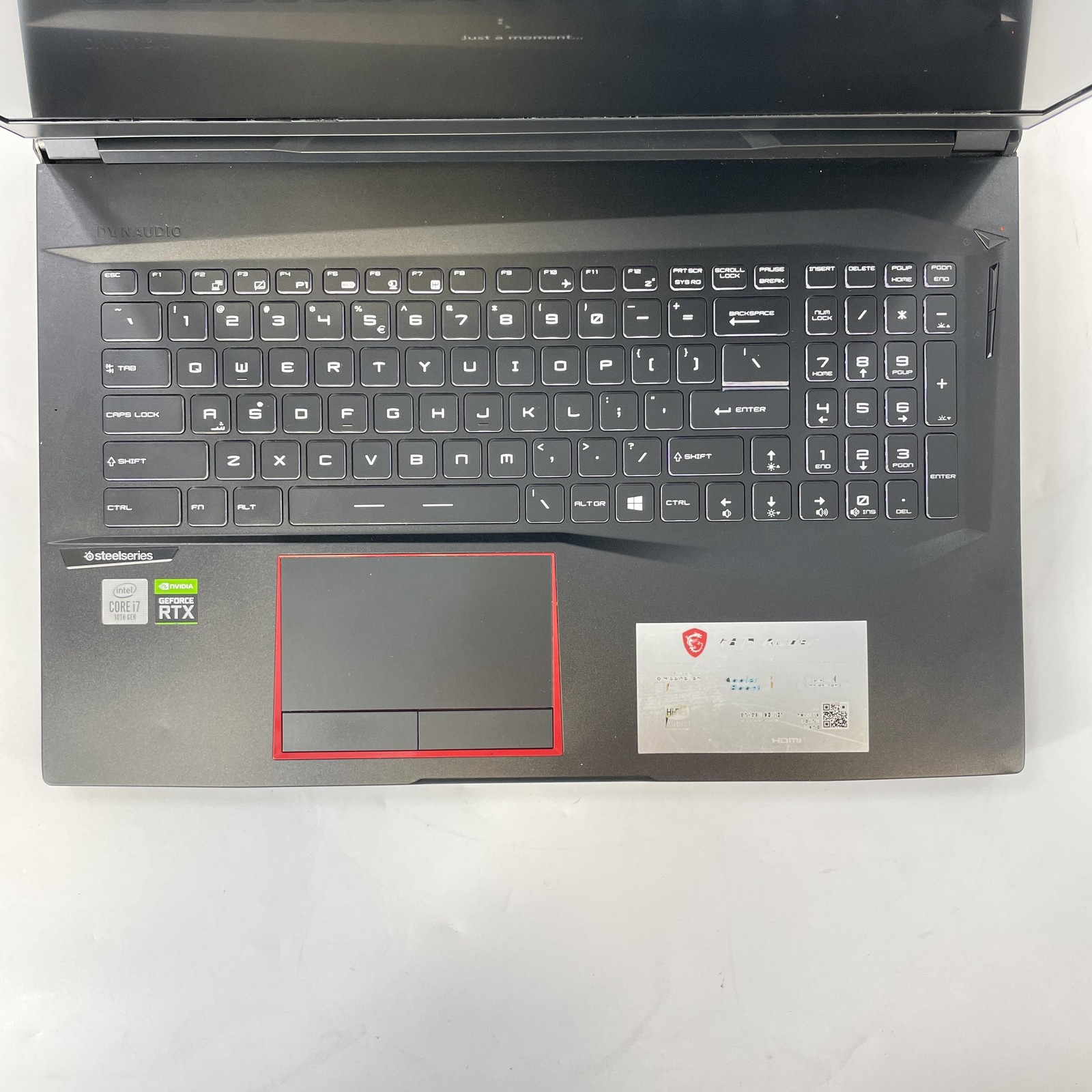 MSI Raider GE75 17 144Hz FHD i7-10750H 2.60GHz 16GB 512GB SSD/1TB HDD RTX 2060