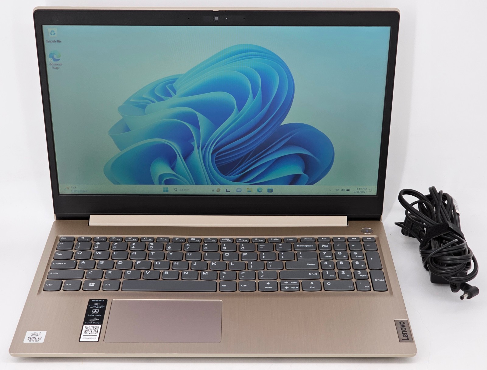 Lenovo IdeaPad 3 – 15.6″ TOUCH Laptop – i3-1115G4 @ 3.00GHz 8GB RAM 256GB SSD