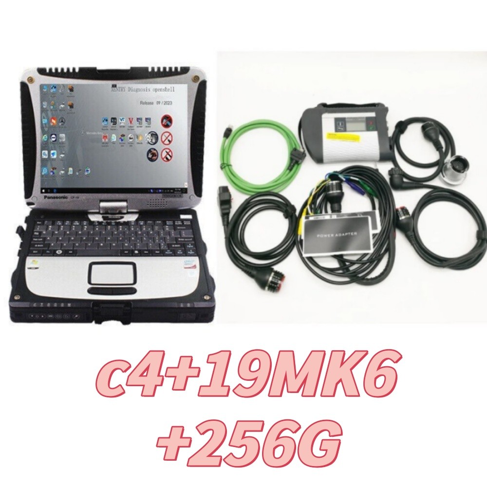 Panasonic CF-19 MK6 8g Laptop Sd MB STAR C4 DOIP for Benz 256G 512G SSD