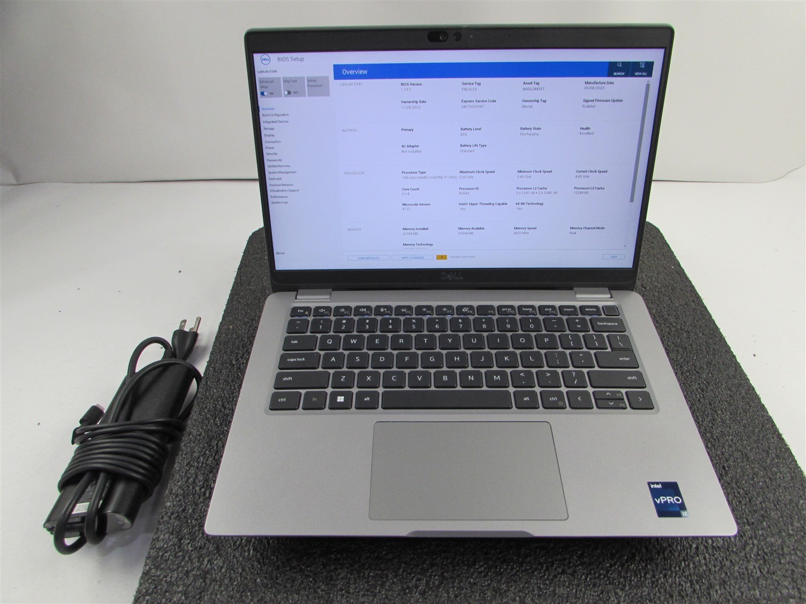 DELL LATITUDE 5340 1920X1080 FHD CORE I7-1365U 512GB SSD 32GB RAM NO O.S