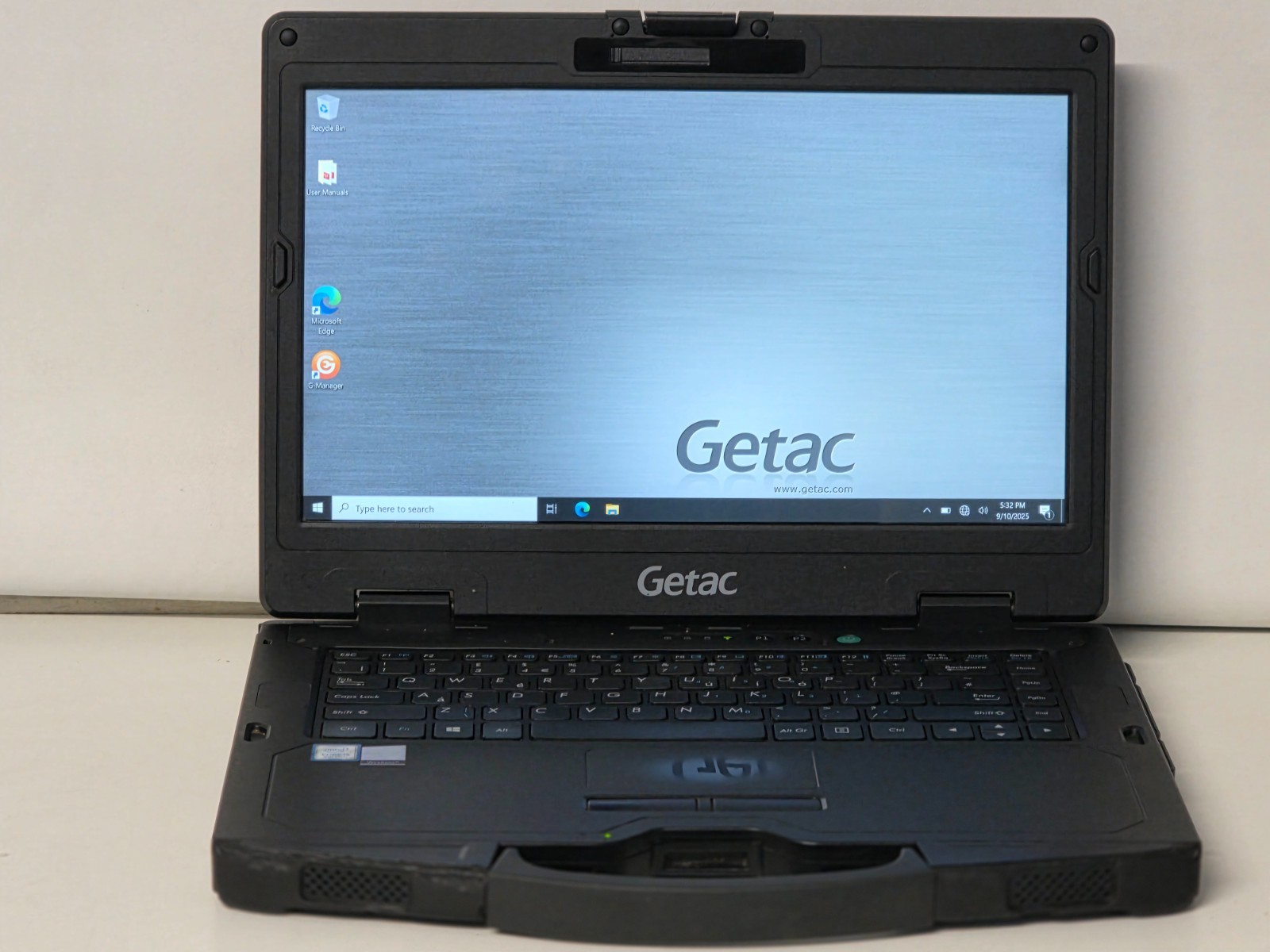 GETAC S410 G2 RUGGED LAPTOP 14″ TOUCH i5-6200U 16GB HDMI GPS Rs232 2 X BATTERIES