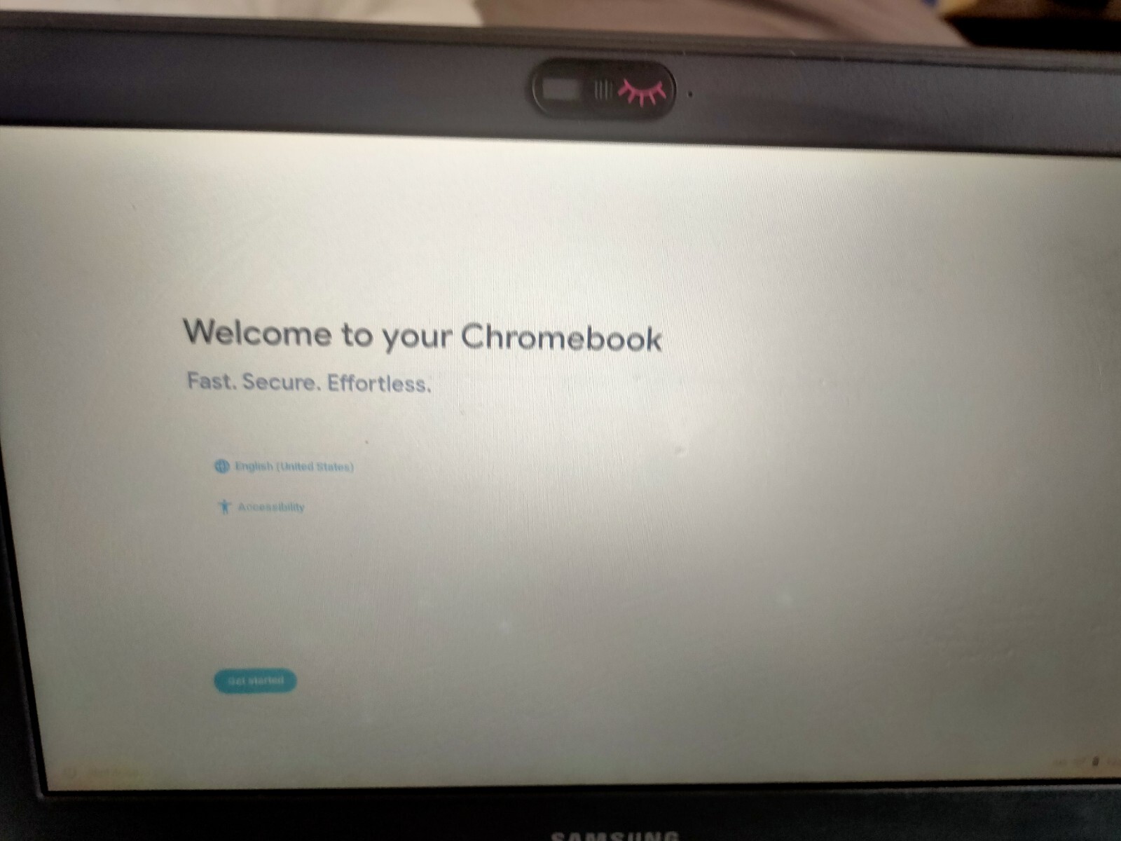 samsung notebook xe501c13 chrome good battery no charger point on screen C Pho