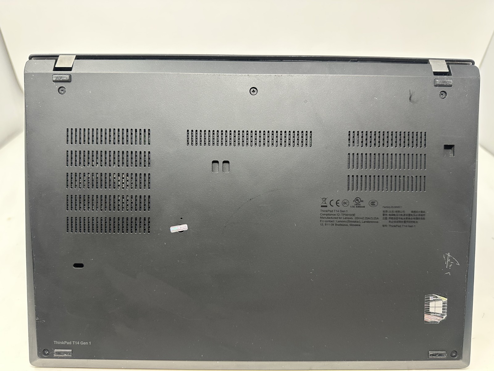 Lenovo ThinkPad T14 1st Gen 14″ 256GB SSD, i5 10th Gen 1.60GHz, 16GB RAM, Win 11