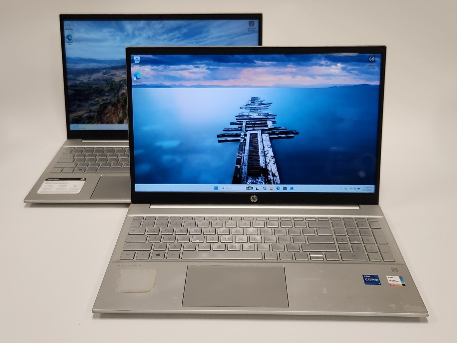 Lot of 2 HP Pavilion 15-eg0021nr 15″ i7-1165G7 2.8GHz 8GB RAM 256GB SSD W11P