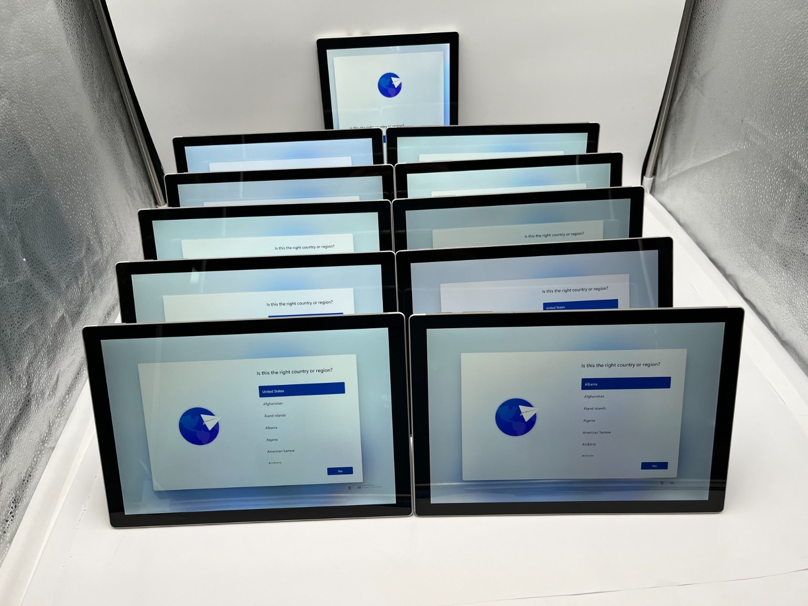 Microsoft Surface Pro 5 1796 Intel Core i5-7300U @ 2.60GHz 8GB 256GB LOT OF 11
