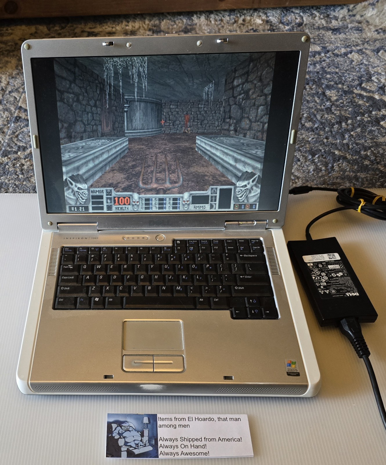 Dell Inspiron 1501 15.4″ AMD Turion 64 2.0GHz 2GB RAM 80GB HDD Radeon XP Works!