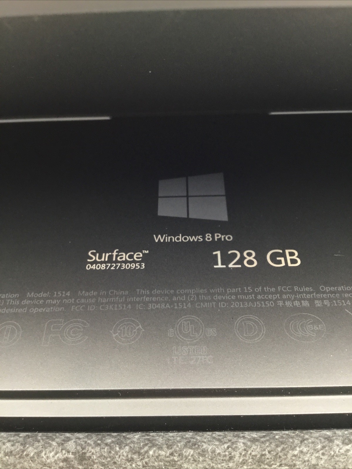 Microsoft Surface Pro 10.6″ Laptop i5-3317U 4GB RAM 128GB SSD Win11H Used