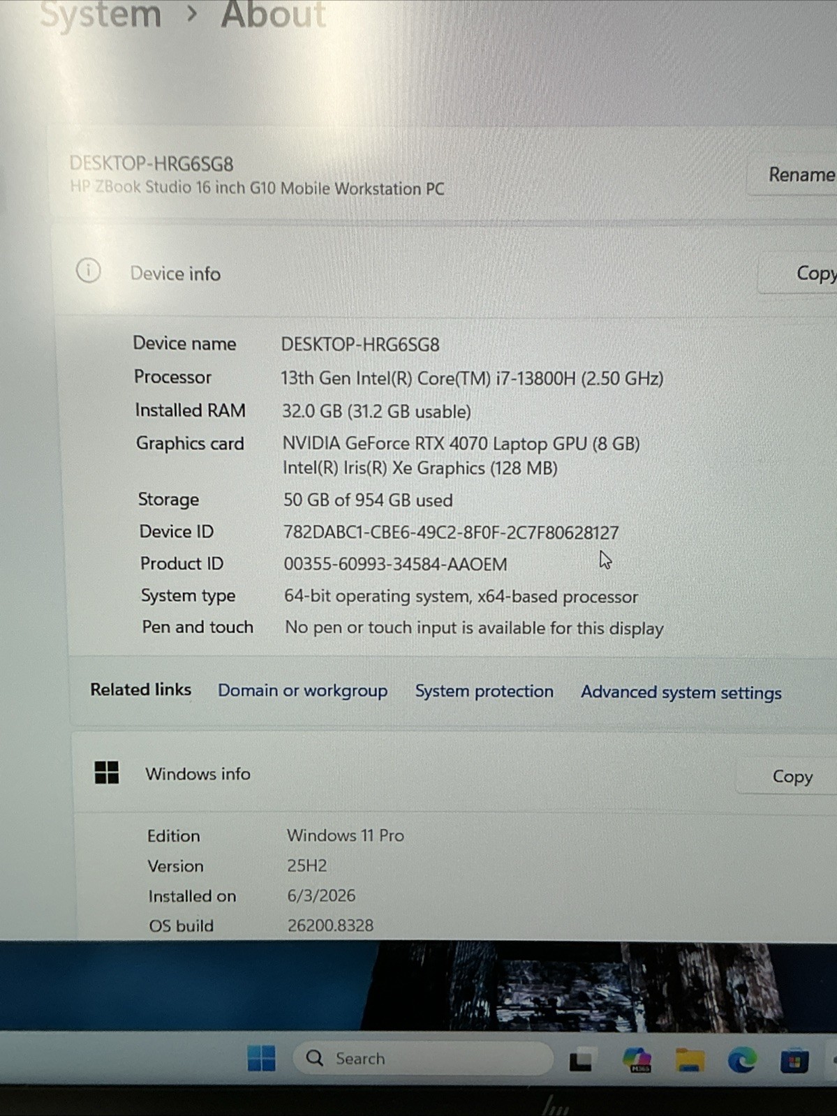 HP ZBook Studio G10 Workstation Laptop PC 16″ i7-13800H 32GB RTX 4070 1TB SSD