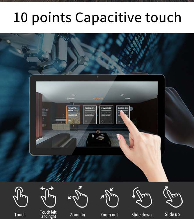 Android 4GB RAM /8GB RAM LCD Touch Screen Wall Mount Digital Signage Display
