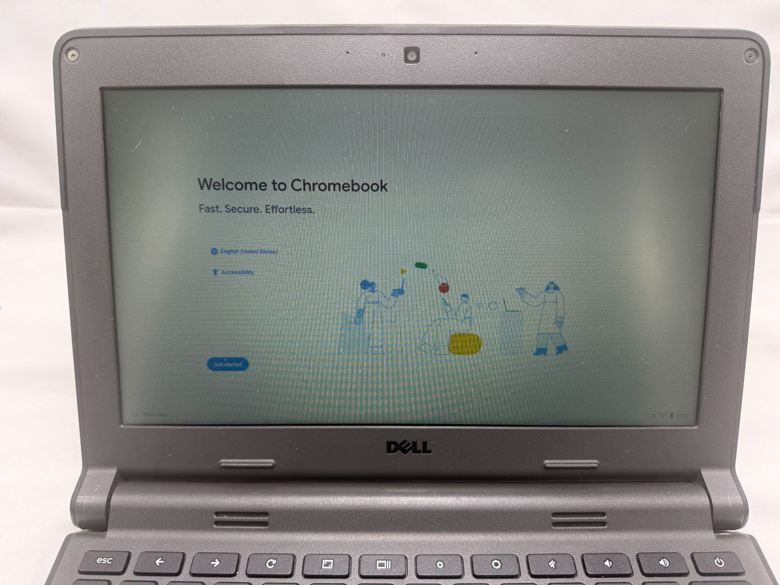 Dell Chromebook 11 P22T 11.6″ Intel Celeron N2840 4GB RAM 16GB eMMC USED