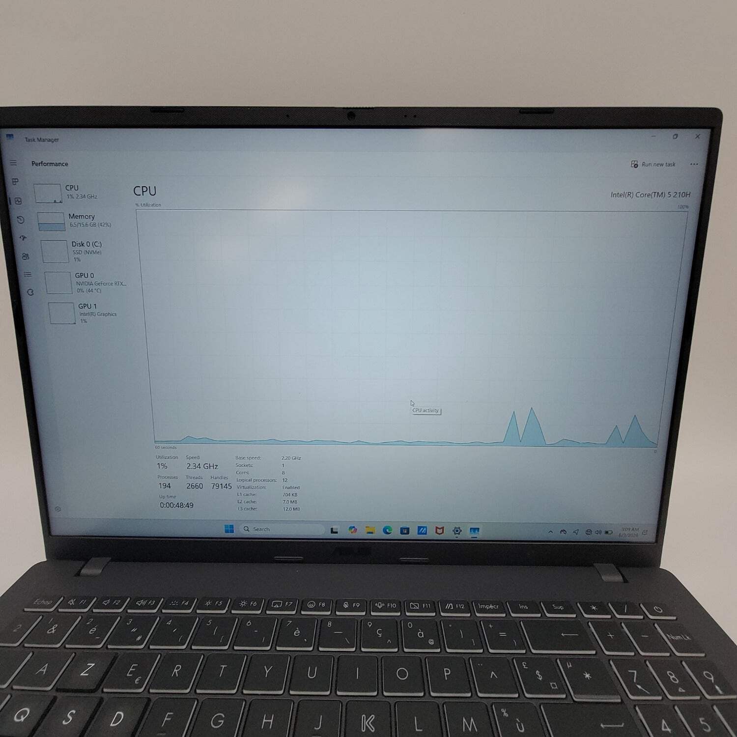 Asus A3607V 16″ Core 5 210H 3.6GHz 16GB RAM 512GB SSD GeForce RTX 4050