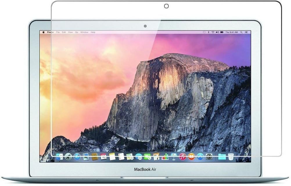 MacBook 12 Inch Retina Full Coverage Tempered Glass Screen Protector, Anti-finge