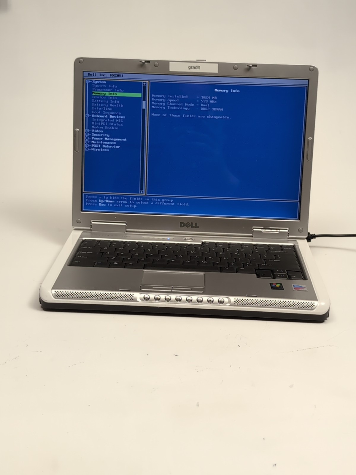 Dell Inspiron 630m Pentium M Centrino 2GHZ 1GB DDR3 RAM No HDD No OS No Power