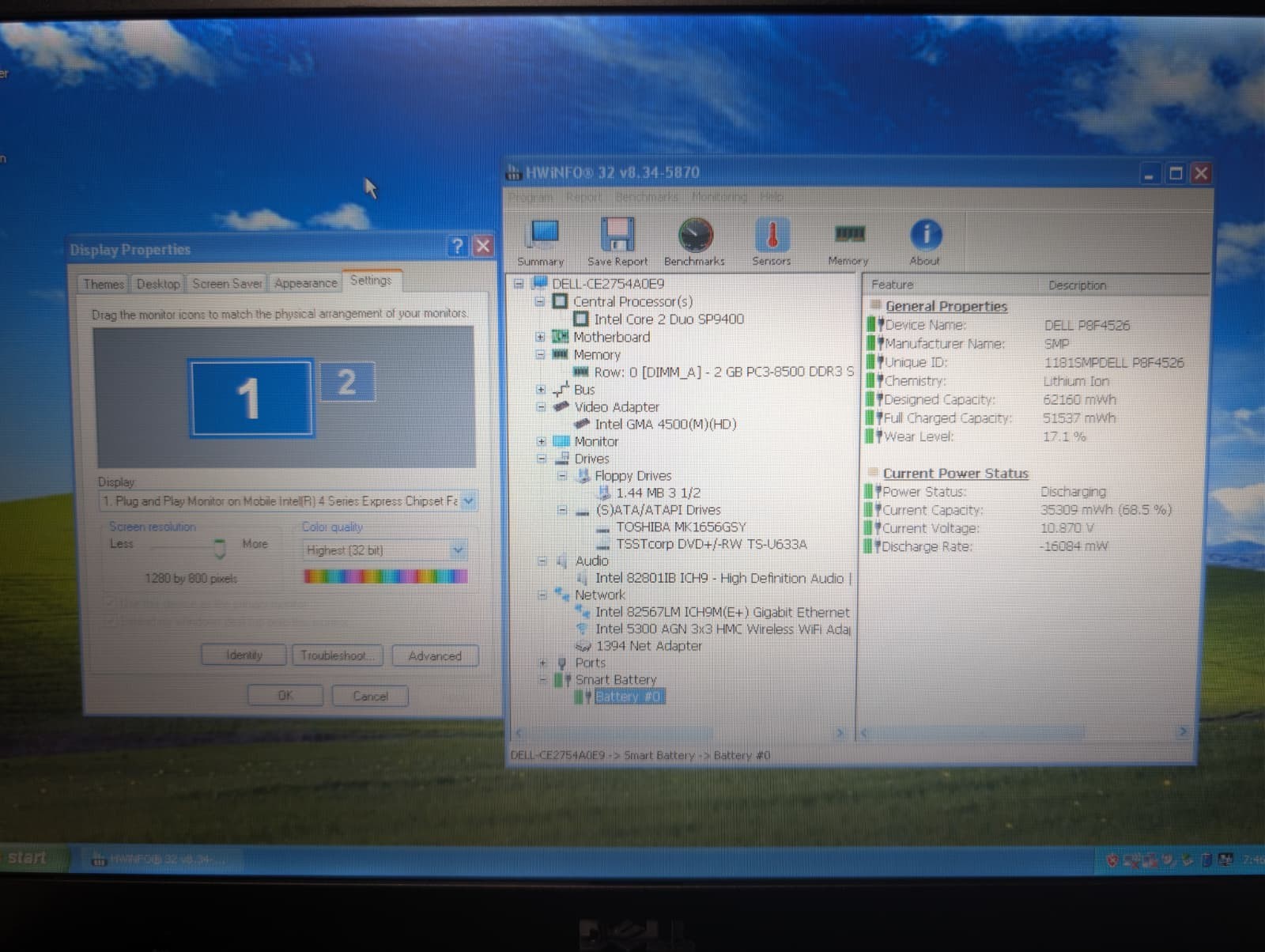 Dell Latitude E4300 | C2D 2GB RAM 160GB HDD | Win XP Pro 32-Bit | DVD+RW