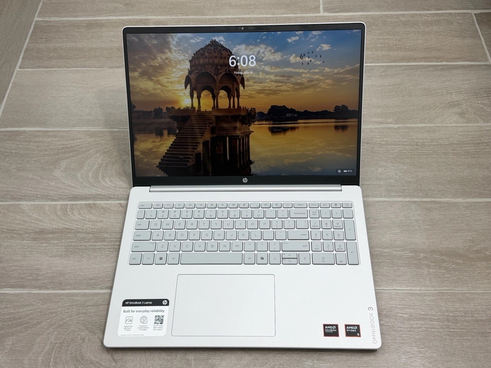 HP OmniBook 3 16″ WUXGA Touch Laptop AMD Ryzen 5 40 16GB RAM 256GB NVMe Win-11