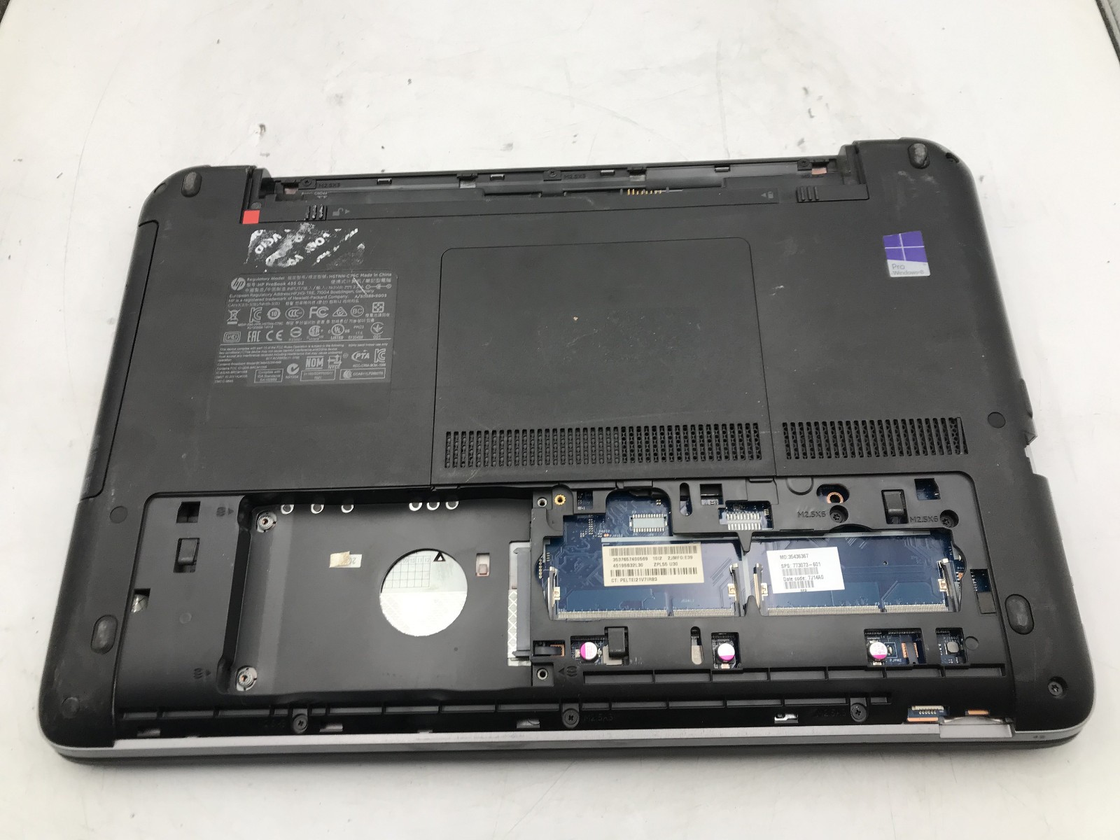 HP PROBOOK 455 G2 – FOR PARTS/REPAIR – AMD A6 7050 – NO RAM -READ DESCRIPTION-BB