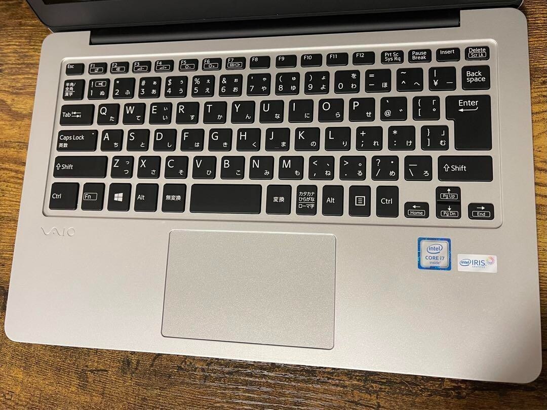 Sony Vaio Z Clamshell Type Silver Laptop PC VJZ131 RAM:16GB SSD:1TB i7-6567U