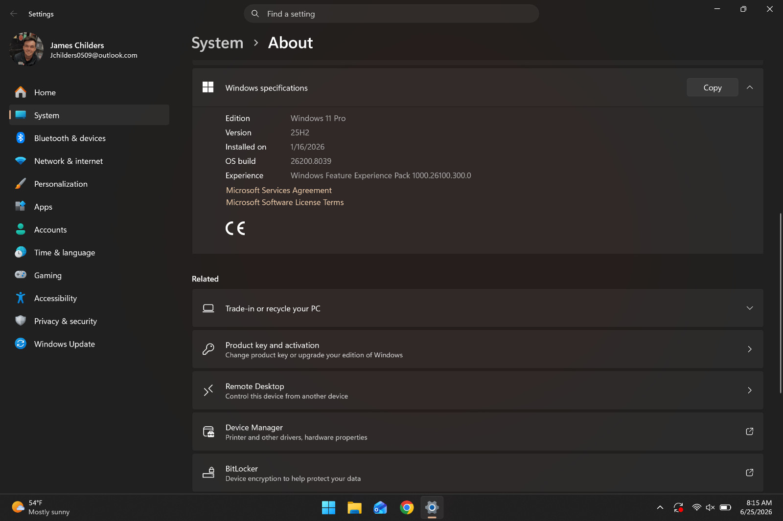 Microsoft LQ6-00001 Surface Pro 5 -Windows 11 pro 256gb ssd