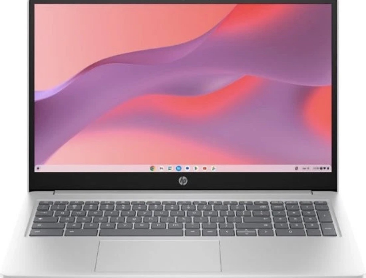 HP 15.6″ Chromebook Laptop Intel Processor N200 8GB Memory 64GB eMMC Chrome OS