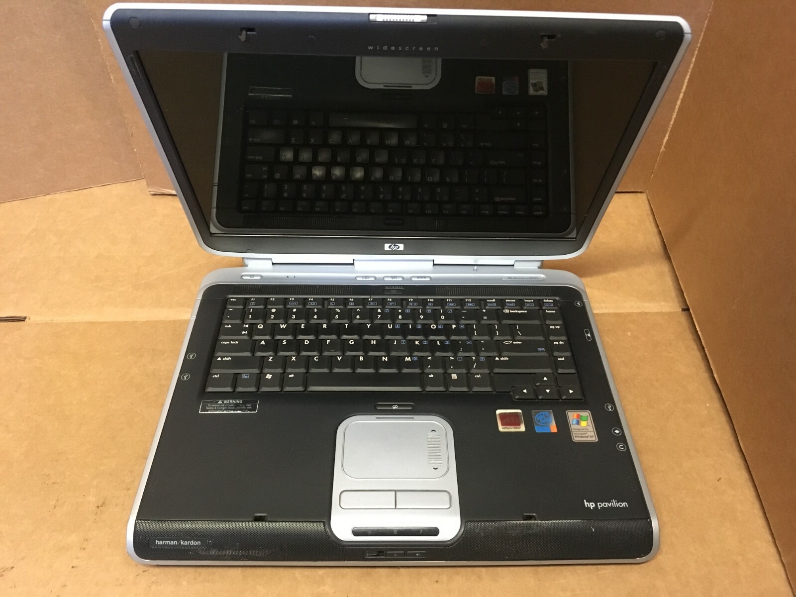 HP Pavilion ZV5000 (PP2200) Laptop P4 3.20GHz 256MB RAM, NO HDD, FOR PARTS ATI