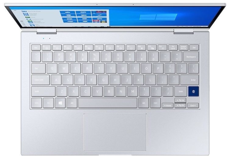 Samsung Galaxy Book Flex 13.3in QLED 2-in-1 Core i7 Touch Win10 Silver