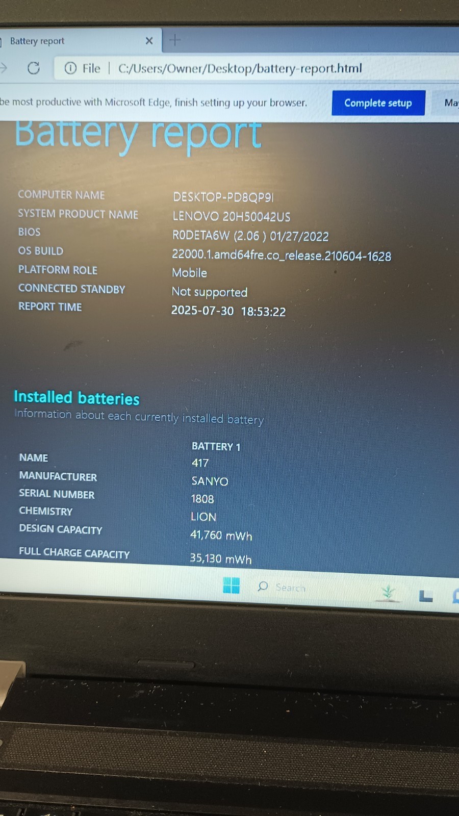 7305 ThinkPad E570 w/charger.i3-7100.Optical.8GB.500GB HDD.15.6″ .W11 Pro.Nice!!