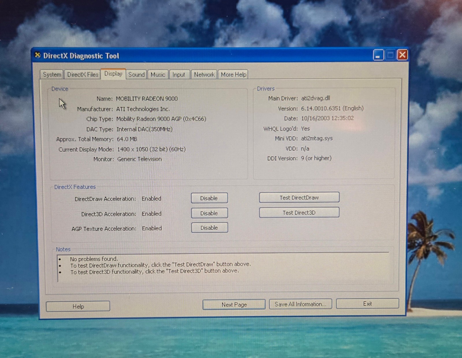 Vintage MPC Transport T2200 (Intel Pentium M @ 1.6 GHz, 768 MB RAM, WinXP Pro)