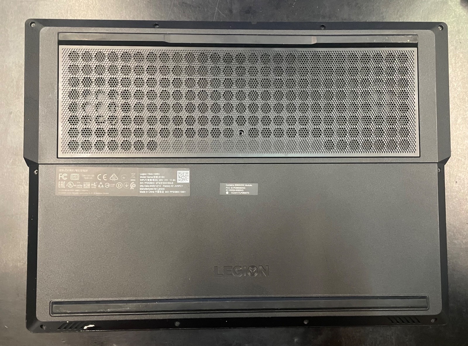 LENOVO LEGION Y540-15IRH | CORE I7-9750H | 1TB | 32GB RAM | 237GB SSD | 2.60 GHZ