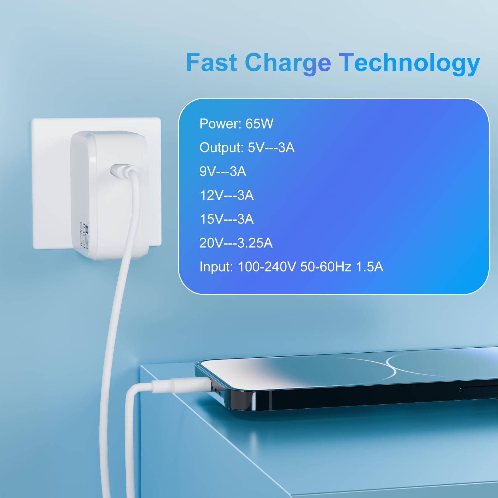 Janboo 65W 45W USB-C Charger for LG Gram 15Z90N 14Z90N 17Z90N 16Z90P