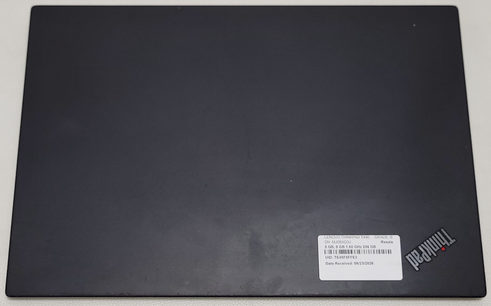 Lenovo Thinkpad T490 i7-8565U 16GB RAM NO ADAPTER/ BATTERY (UID TE48F5FFE3)