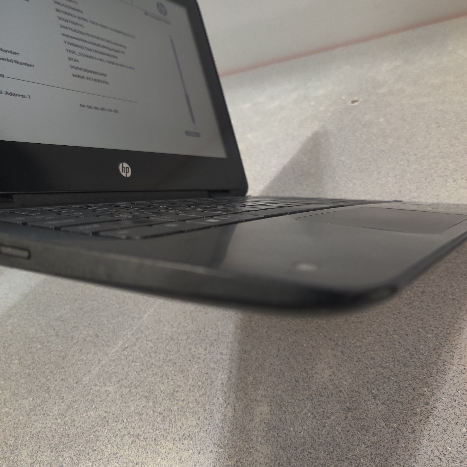 HP ProBook x360 11 G2 EE, Core-m3-7Y30 4GB RAM NO SSD/OS/AC FOR PARTS *READ
