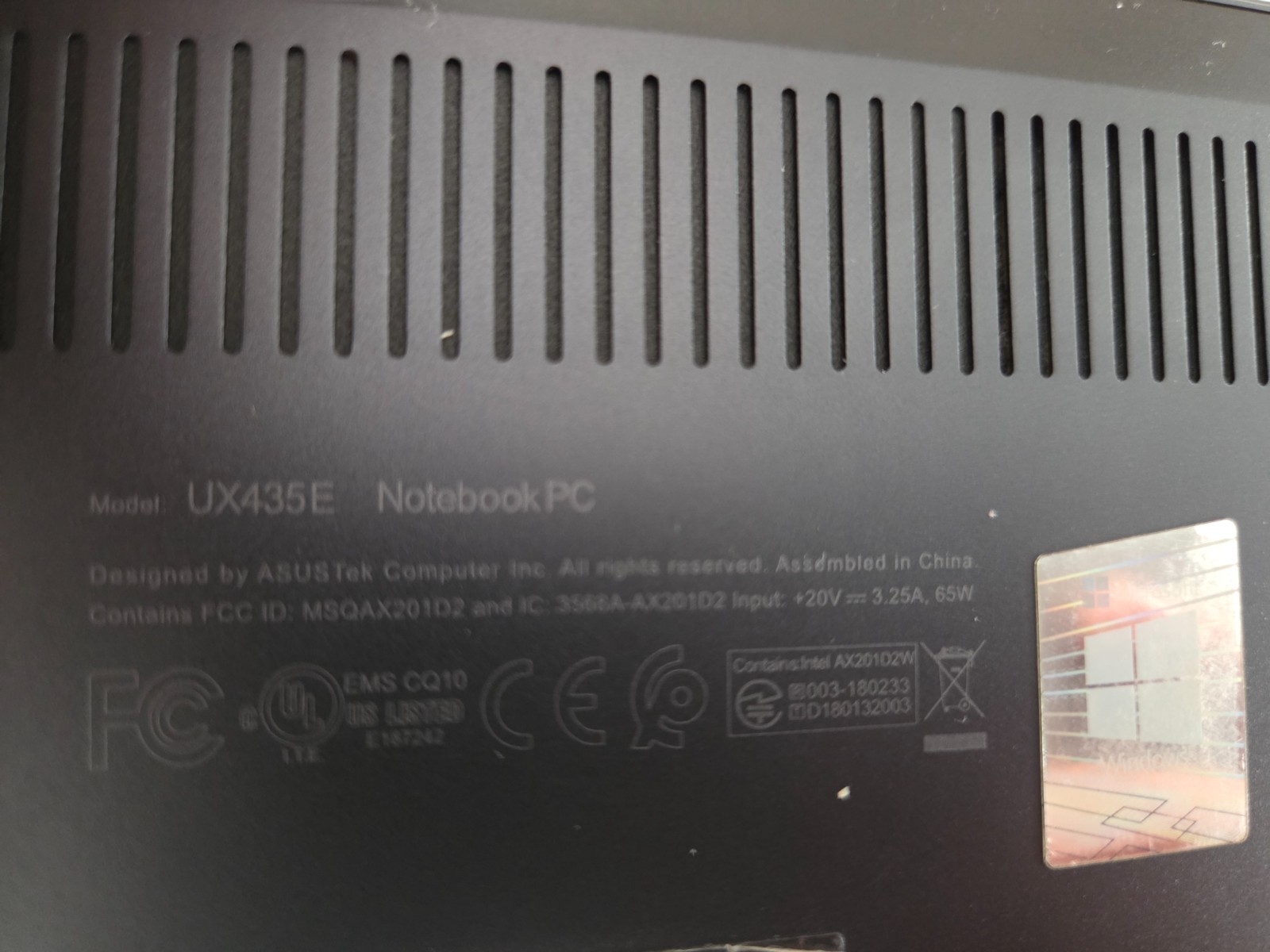 asus zenbook 14 ux435EG
