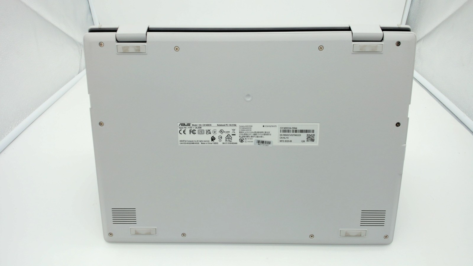 Asus Chromebook CX1 14″ Intel Celeron N4500 4GB 64GB CX1400CKA-DB44 PC1701507