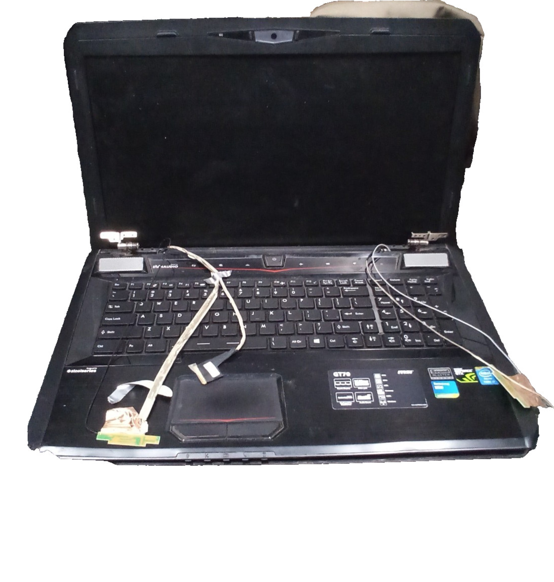 READ MSI GT70 Gaming Laptop Disassembled Parts Lot GTX 780M — No HDD, Untested